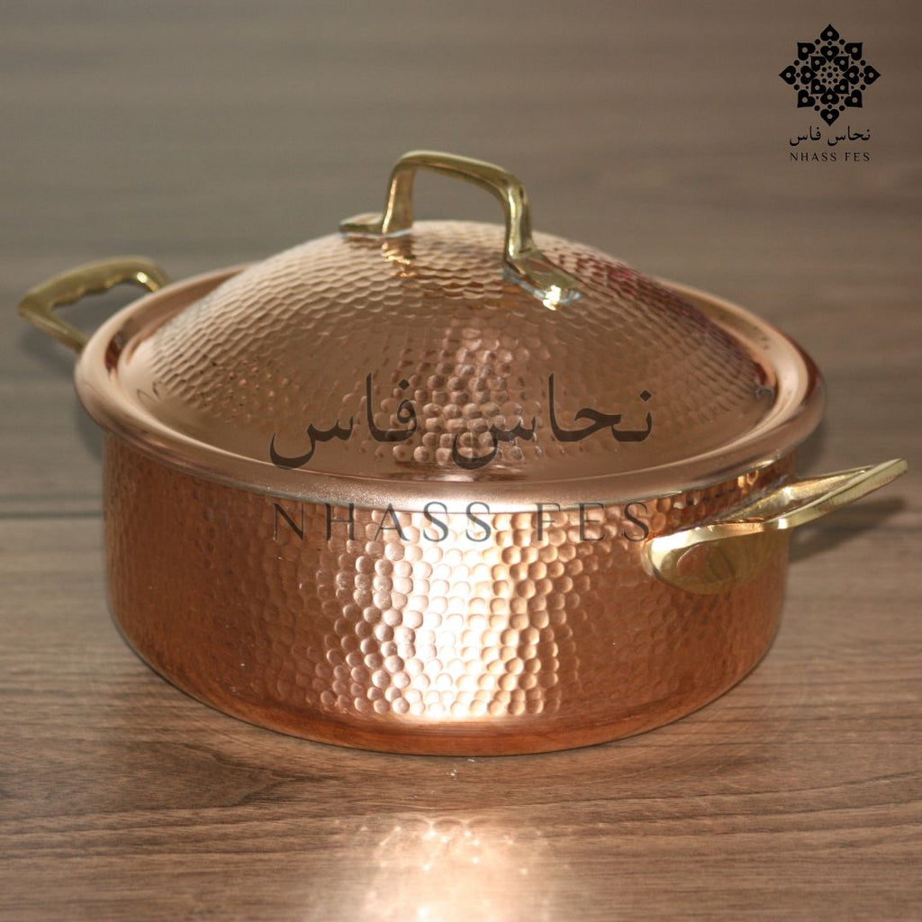 Édition Limitée : Marmite en cuivre AL Hourra 1-2p - NHASSFES