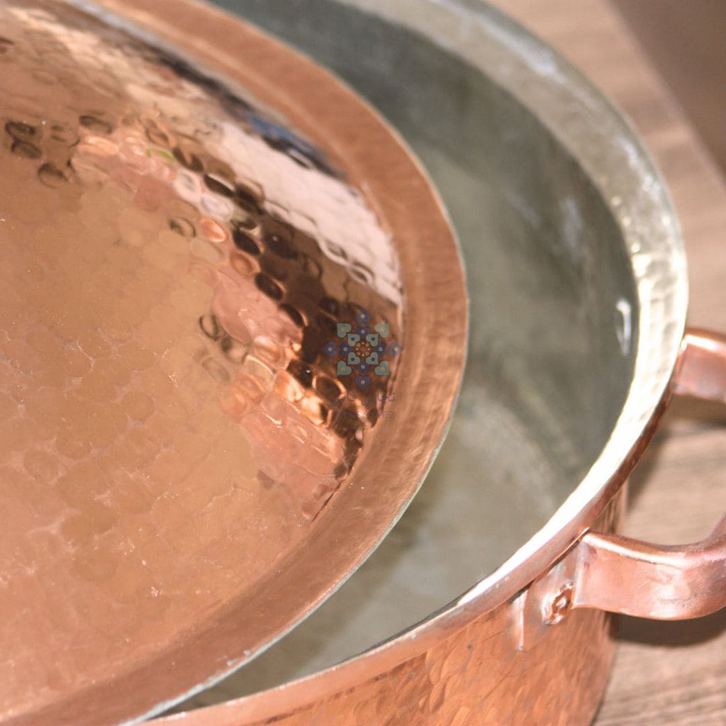 Marmite en Cuivre AL AFRAH 6-8 poulets - NHASSFES