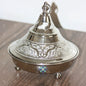 CHARME - Tajine de Présentation en Laiton Nickelé - NHASSFES