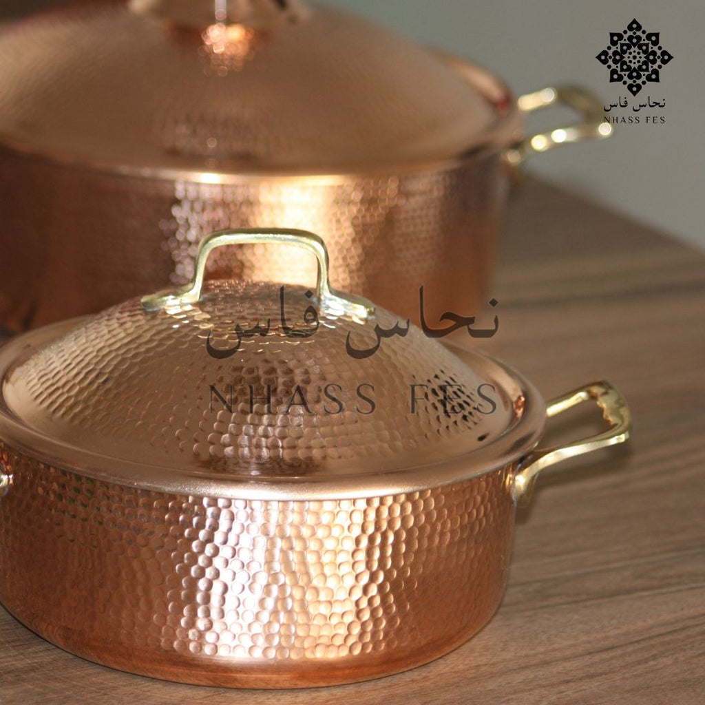 Édition Limitée : Marmite en cuivre AL Hourra 1-2p - NHASSFES