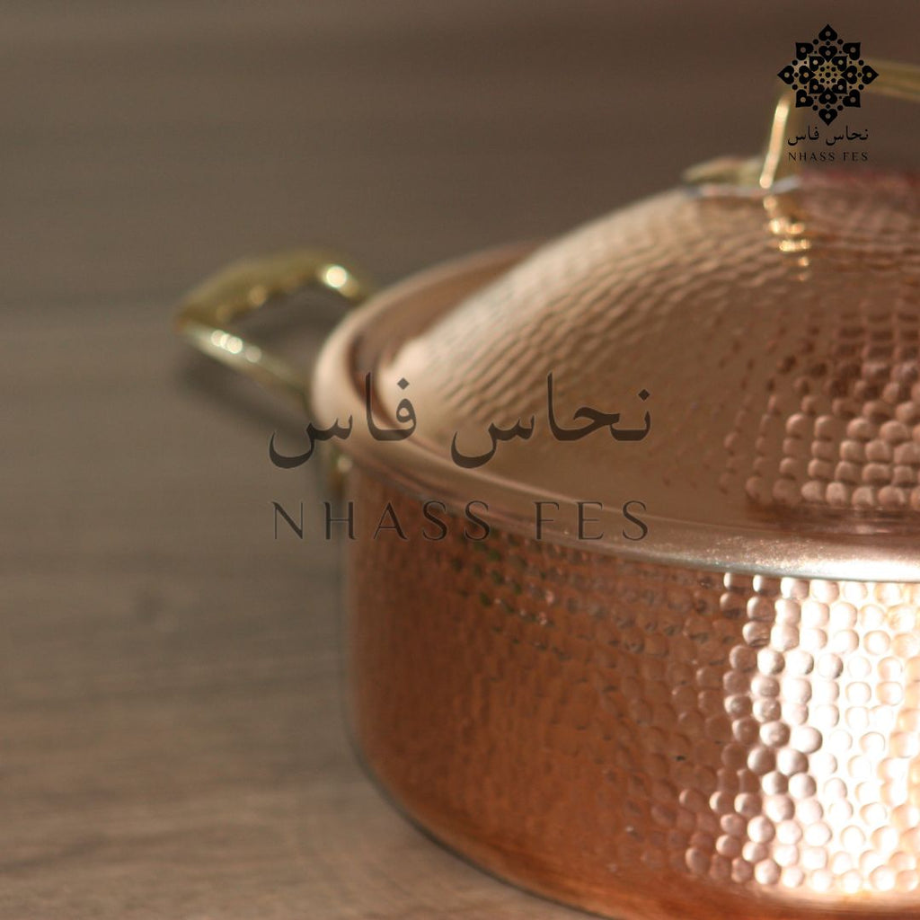 Édition Limitée : Marmite en cuivre AL Hourra 1-2p - NHASSFES