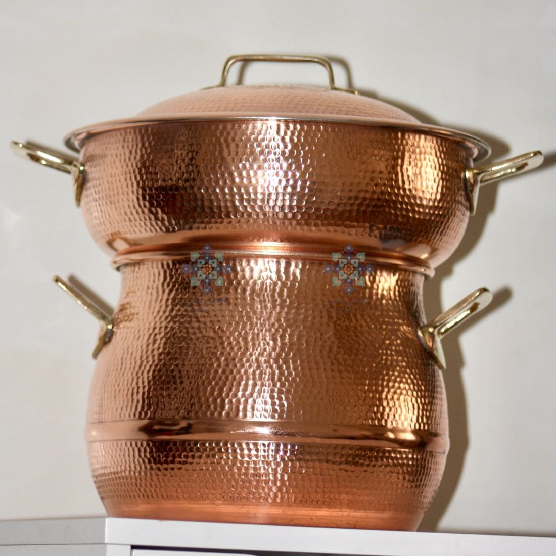 COUSCOUSSIER BLADI EN CUIVRE AUTHENTIQUE - NHASSFES