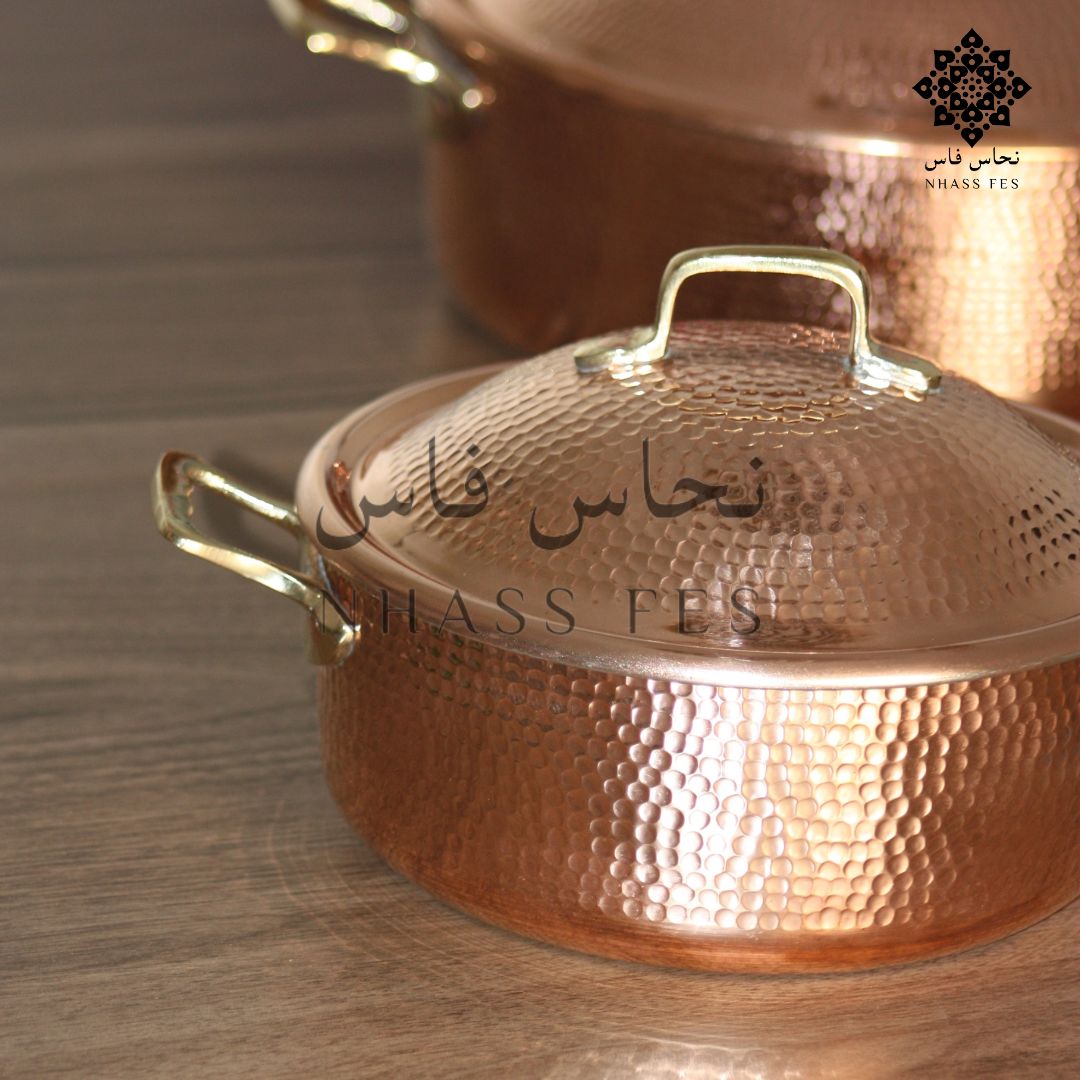 Édition Limitée : Marmite en cuivre AL Hourra 1-2p - NHASSFES