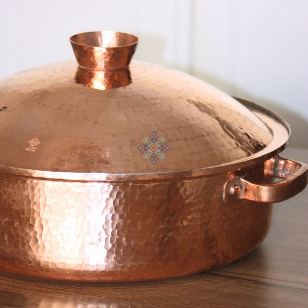 Marmite en Cuivre AL AFRAH 6-8 poulets - NHASSFES