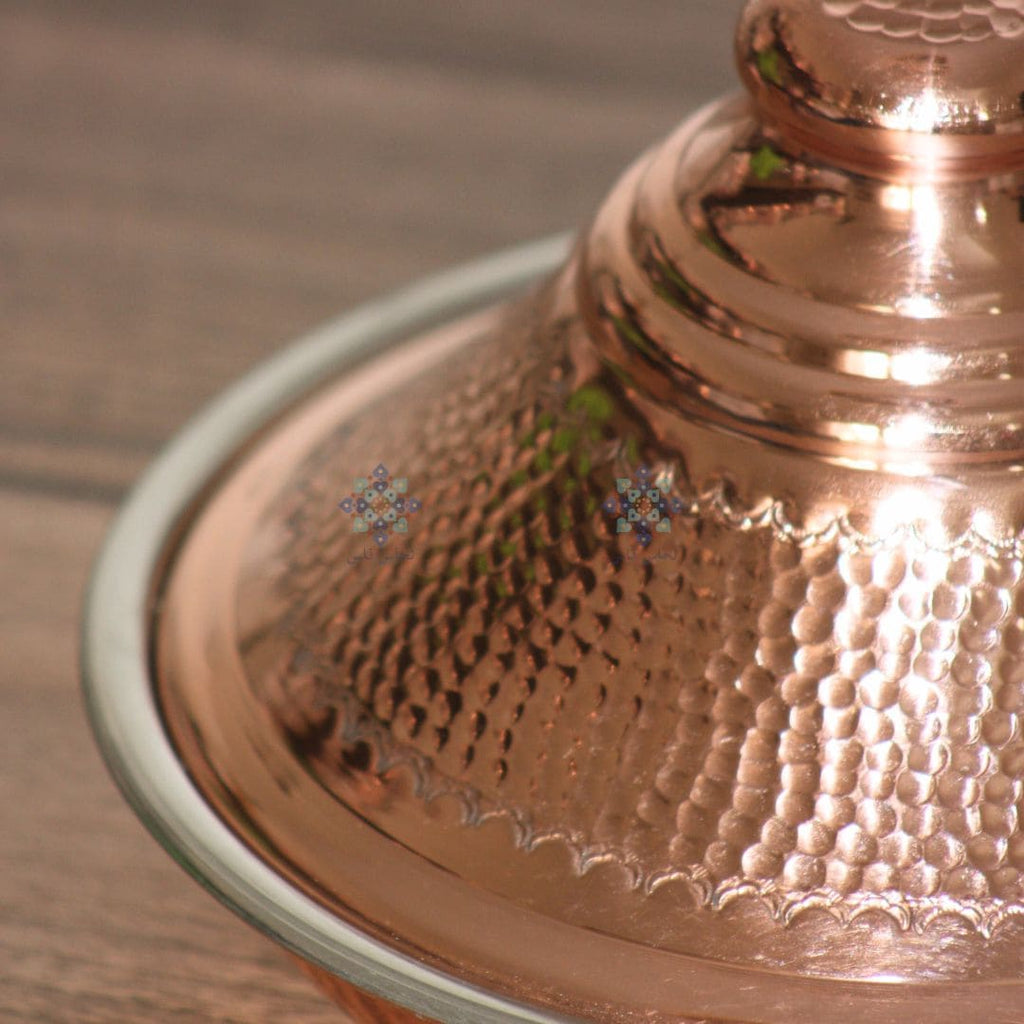 Mini Tajine Ch'hiwa en Cuivre 1p- 23cm x 10 pièces - NHASSFES