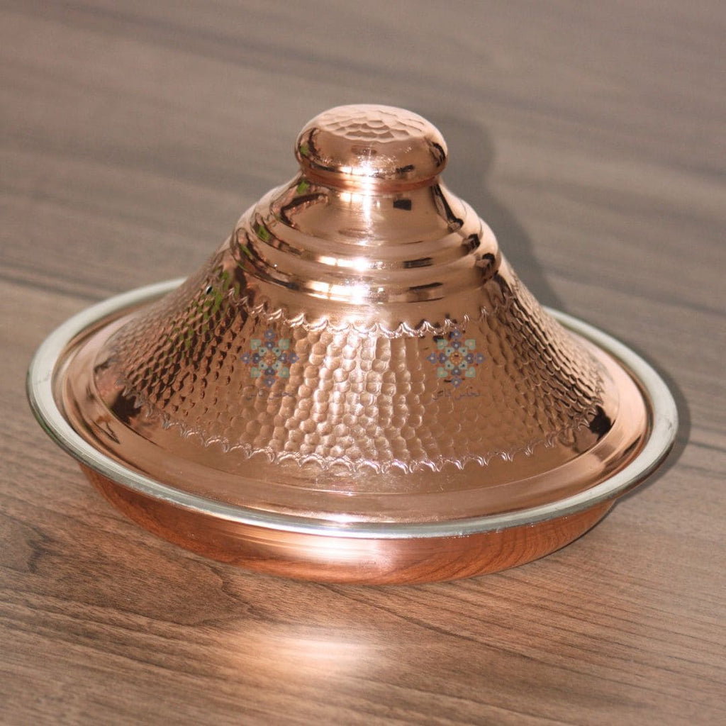 Mini Tajine Ch'hiwa en Cuivre 1p- 23cm x 10 pièces - NHASSFES