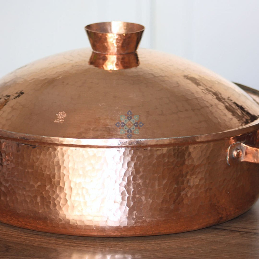 Marmite en Cuivre AL AFRAH 6-8 poulets - NHASSFES