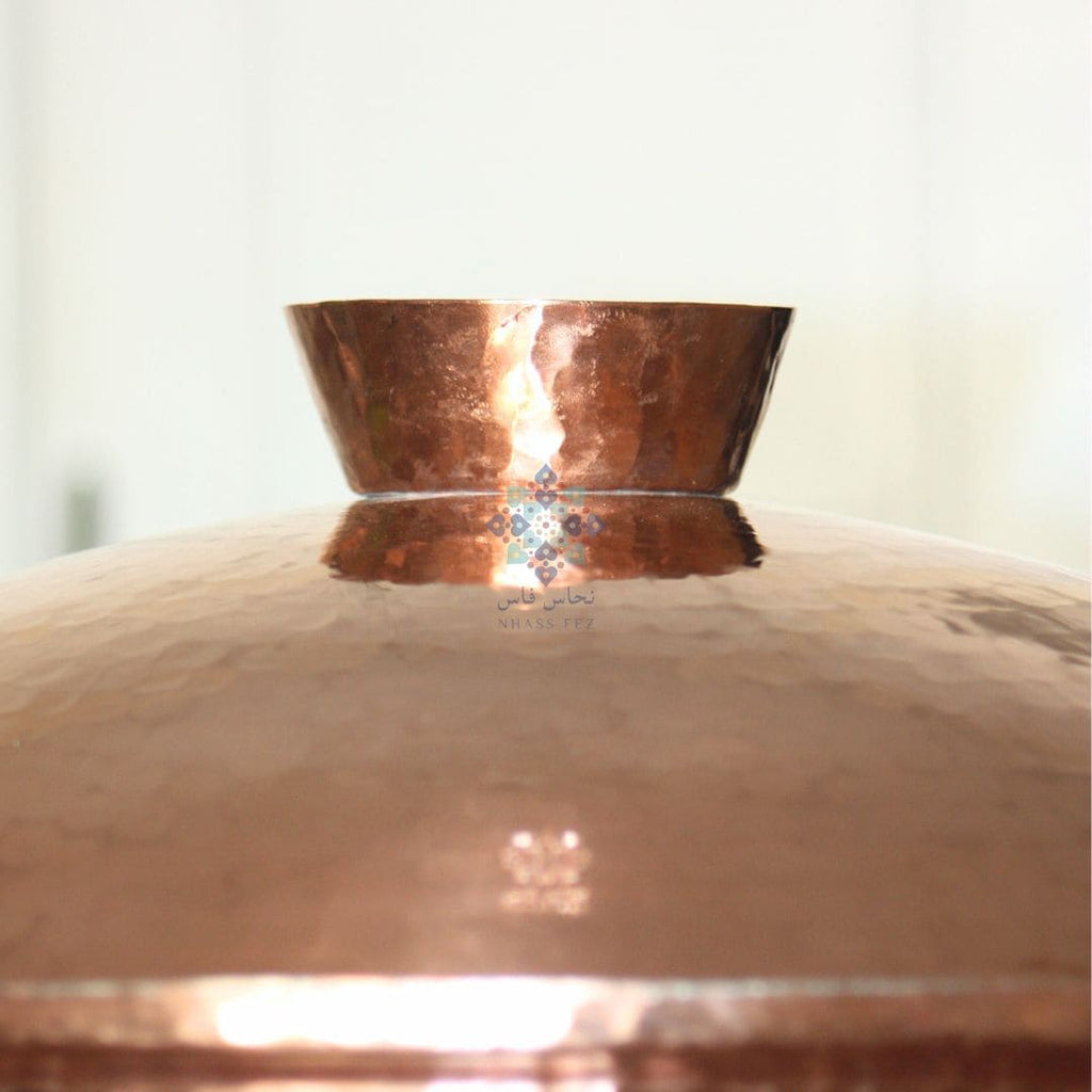 Marmite en Cuivre AL AFRAH 6-8 poulets - NHASSFES