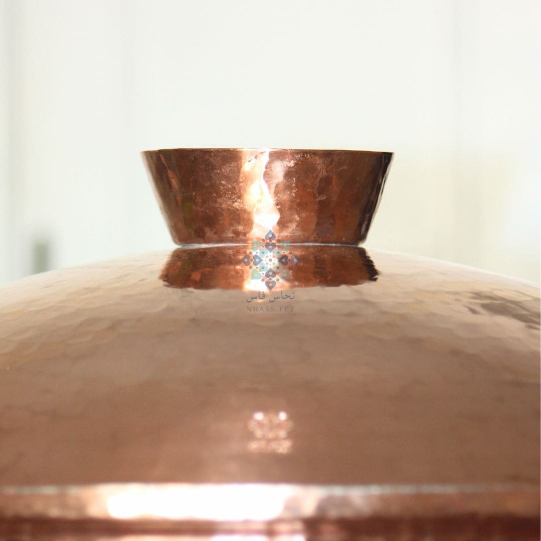 Marmite en Cuivre AL AFRAH 6-8 poulets - NHASSFES