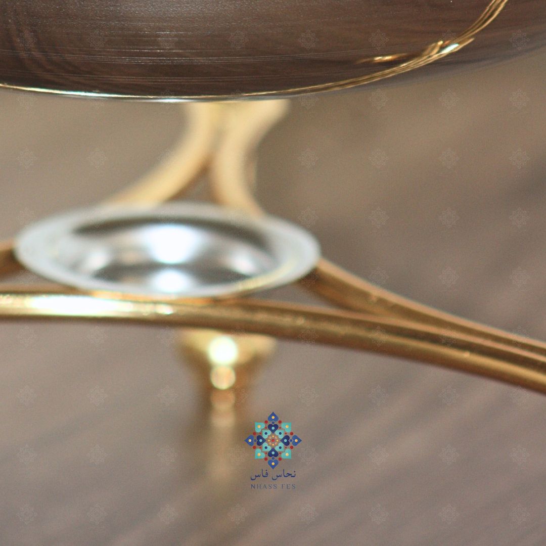 MAJESTIC - Chafing Dish en Laiton Bicolore - NHASSFES