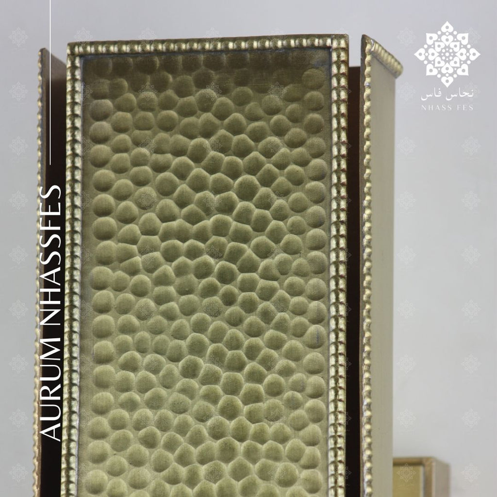 AURUM - Applique Murale en Laiton Vernis Martelé - NHASSFES