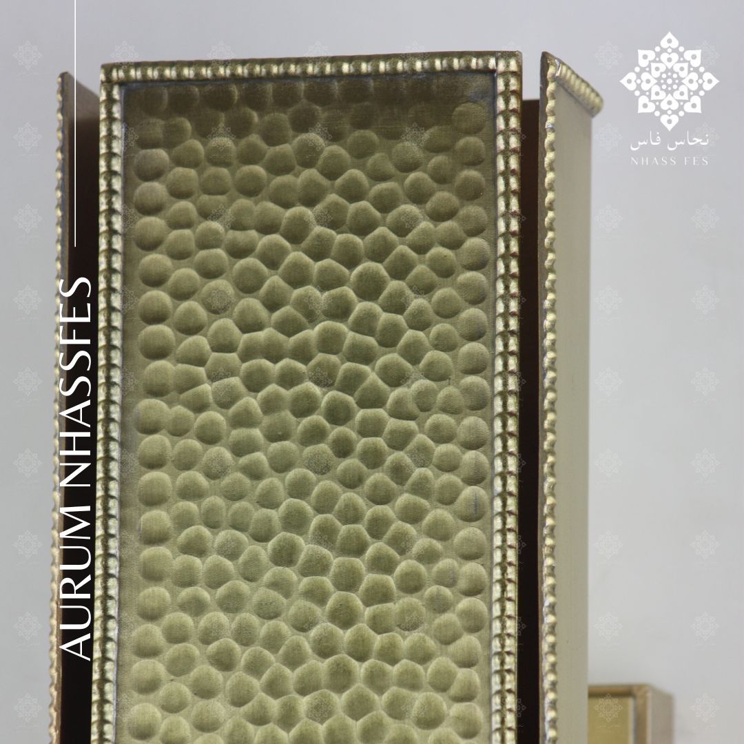 AURUM - Applique Murale en Laiton Vernis Martelé - NHASSFES