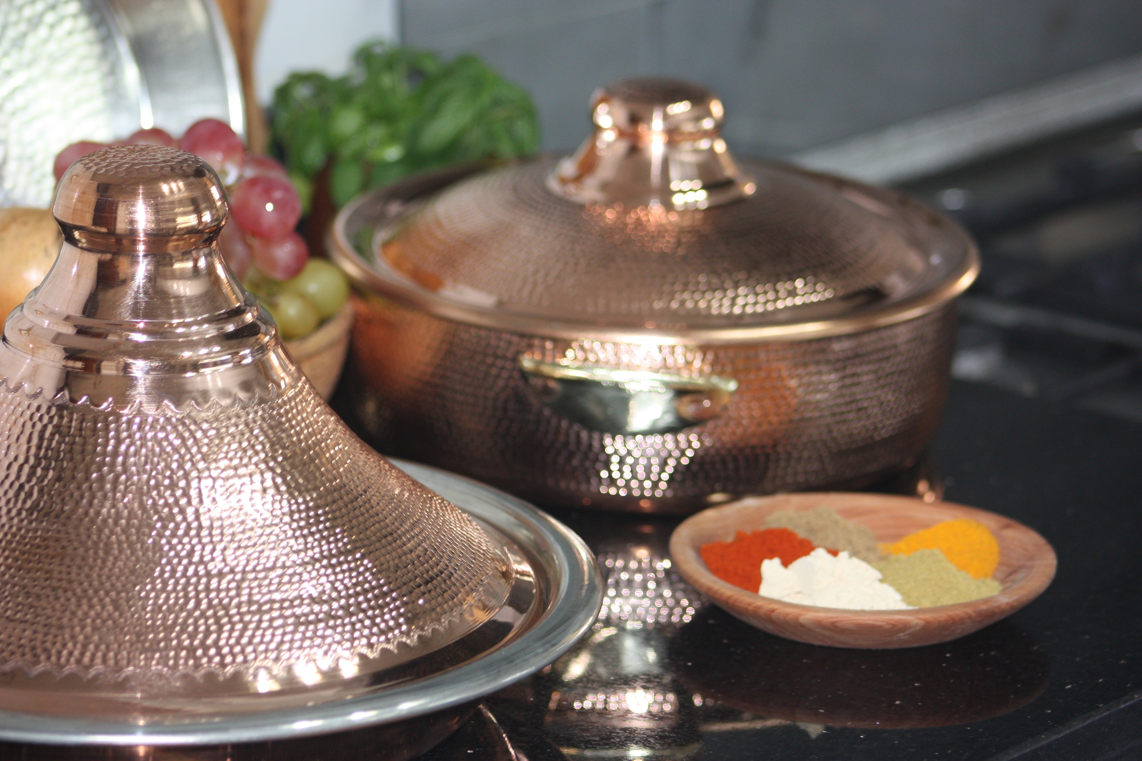 Tajine Ch'hiwa en Cuivre