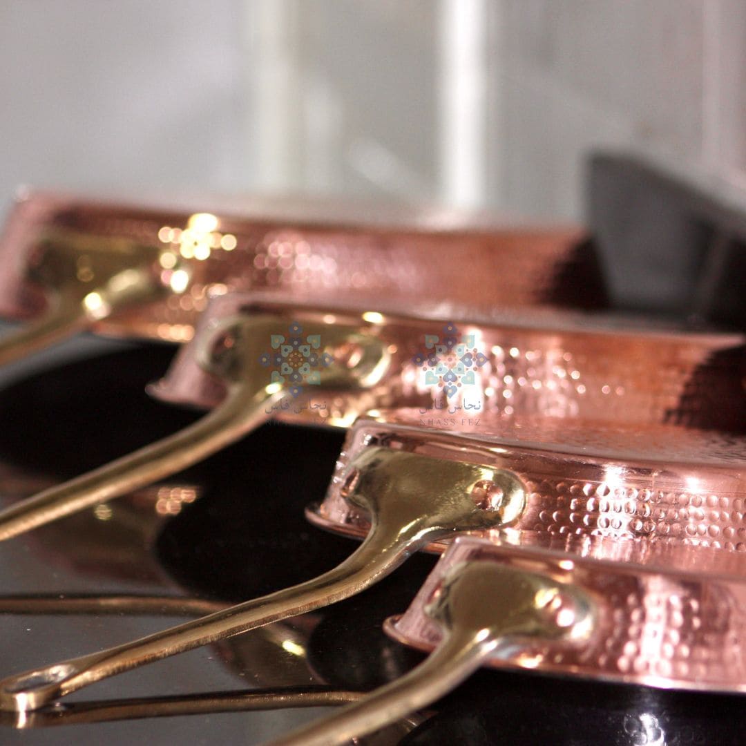 KENZ - Copper Frying Pan with One Handle without Lid 29cm ⌀