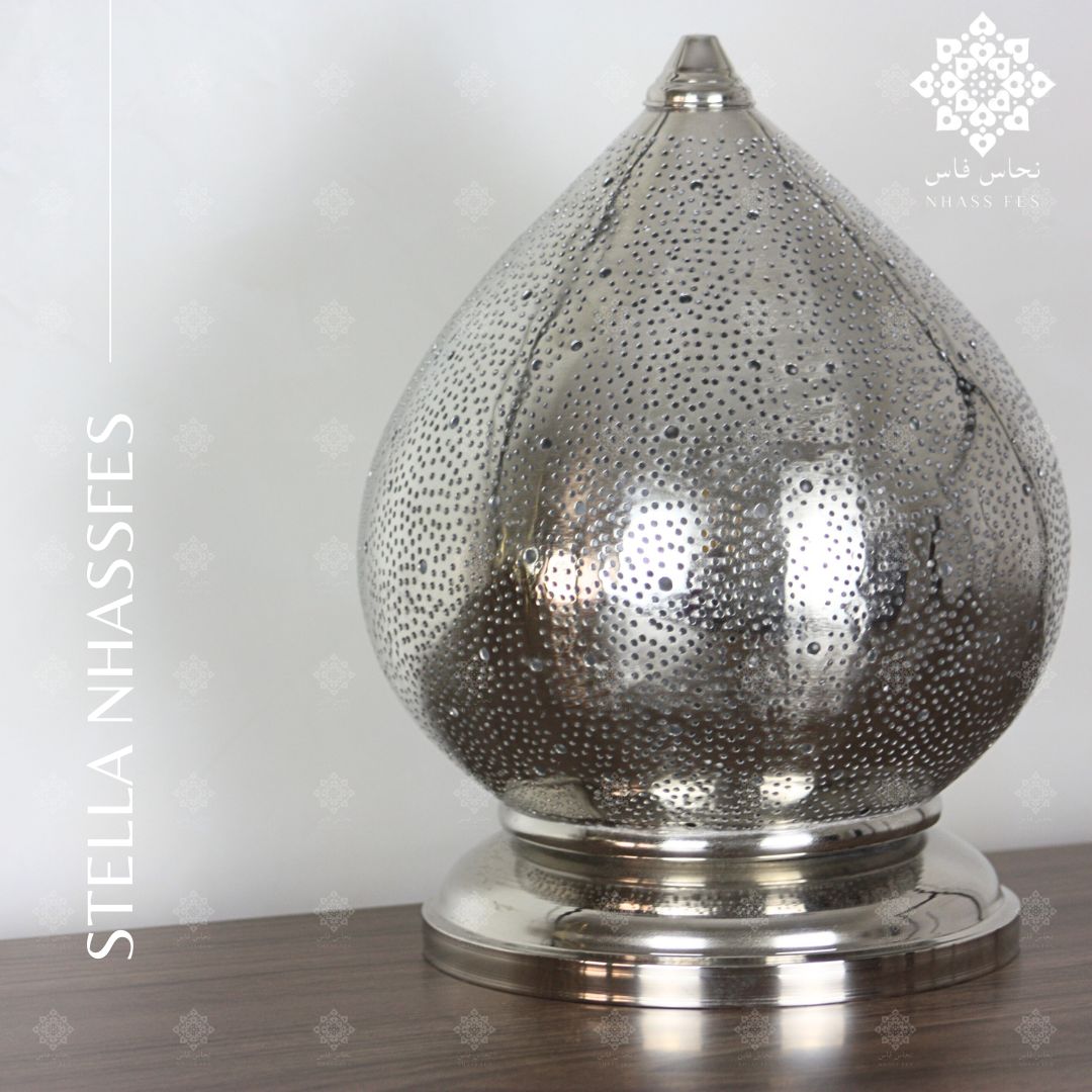 STELLA - Nickel-plated Brass Lampshade