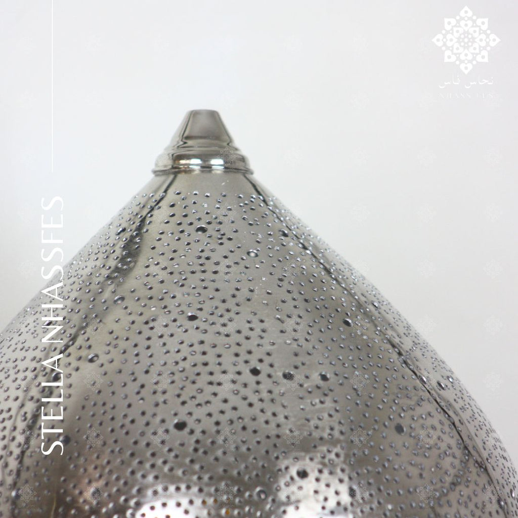 STELLA - Abat-jour en Laiton Nickelé - NHASSFES