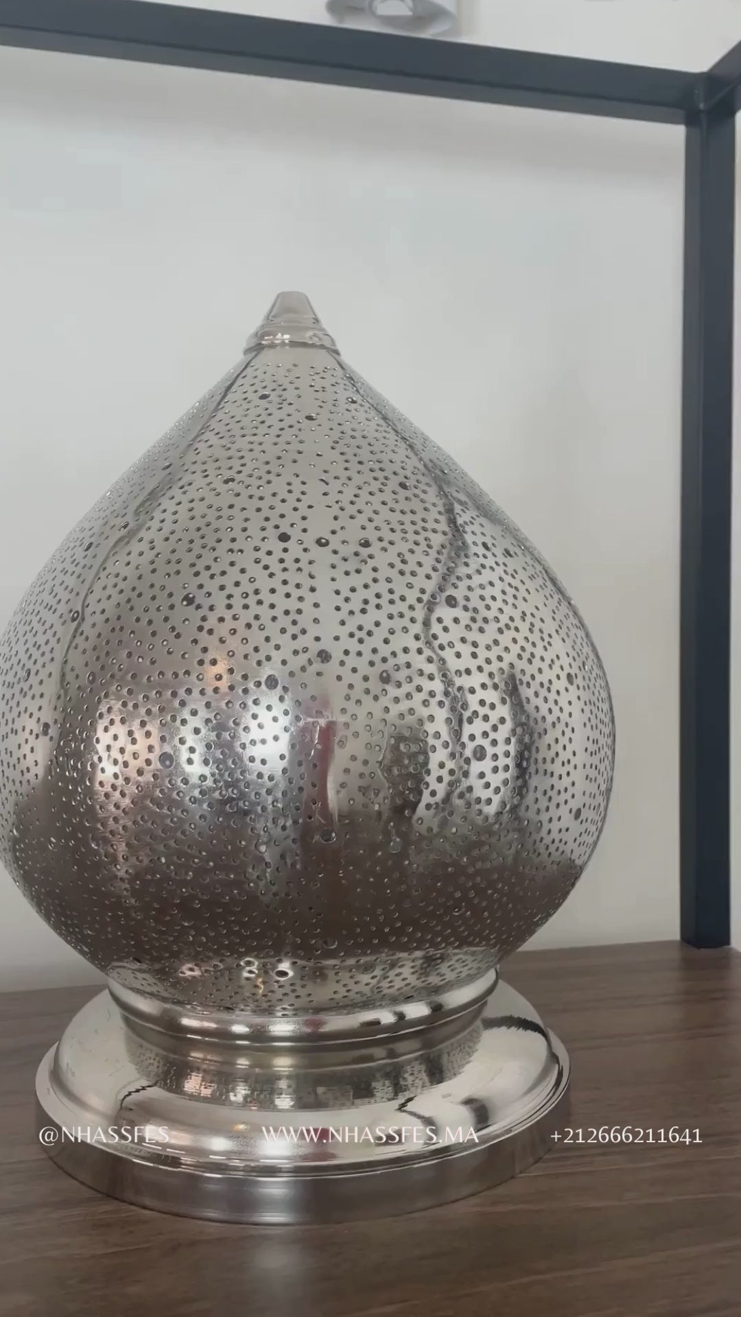 STELLA - Abat-jour en Laiton Nickelé